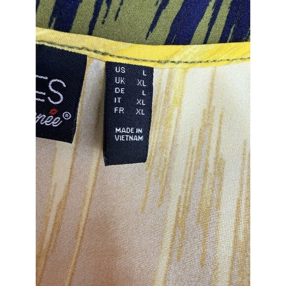 Attitudes By Renee Jersey Mesh Trim Tank And Cardigan Ombre Set Size Large - Picture 13 of 15